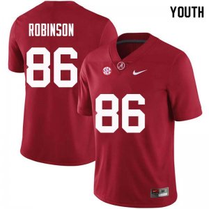 NCAA Youth Alabama Crimson Tide #86 A'Shawn Robinson Stitched College Nike Authentic Crimson Football Jersey OB17L70KP
